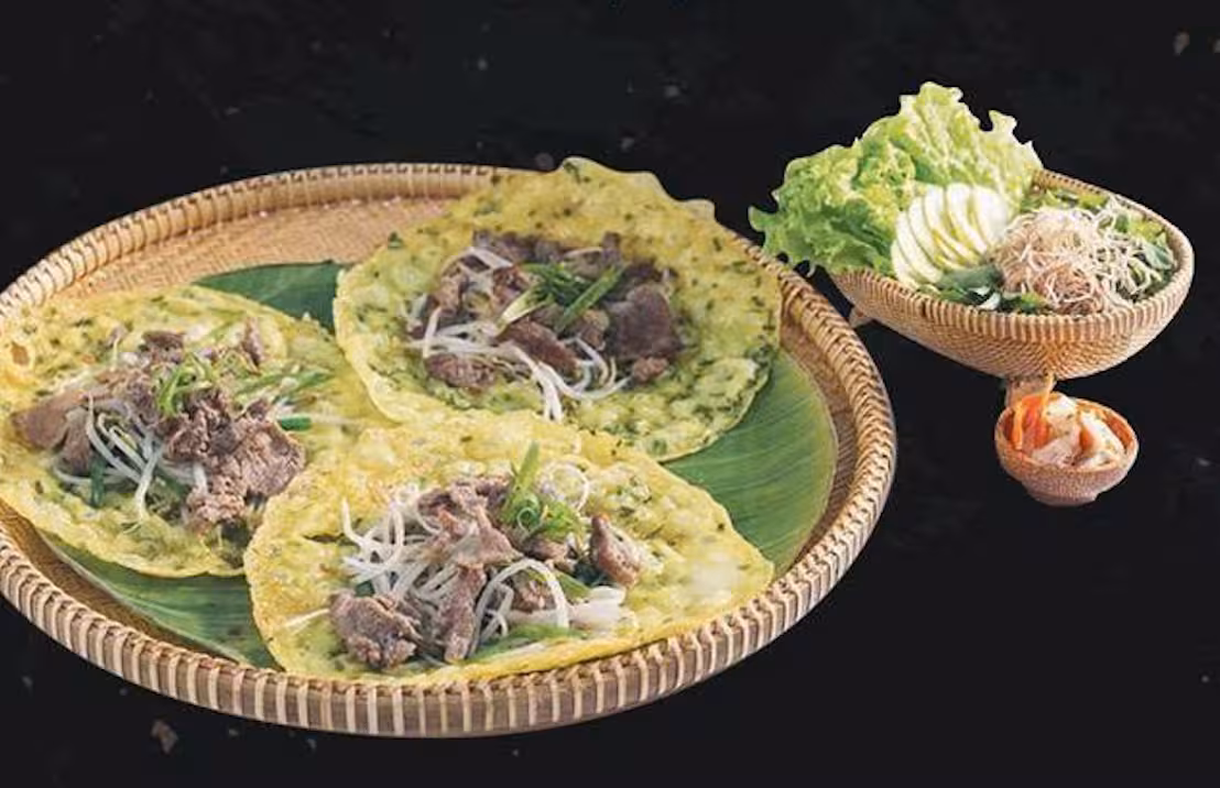 Vietnamese Pancake with Beef