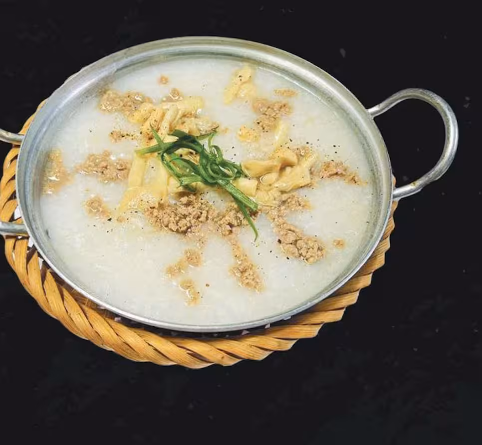 Congee with Beef & Mushroom